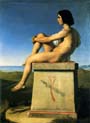 son of priam observing the movements of the greeks by Jean Hippolyte Flandrin
